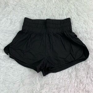 Kyoyo Black Women's High-Waisted casual athletic Shorts‎